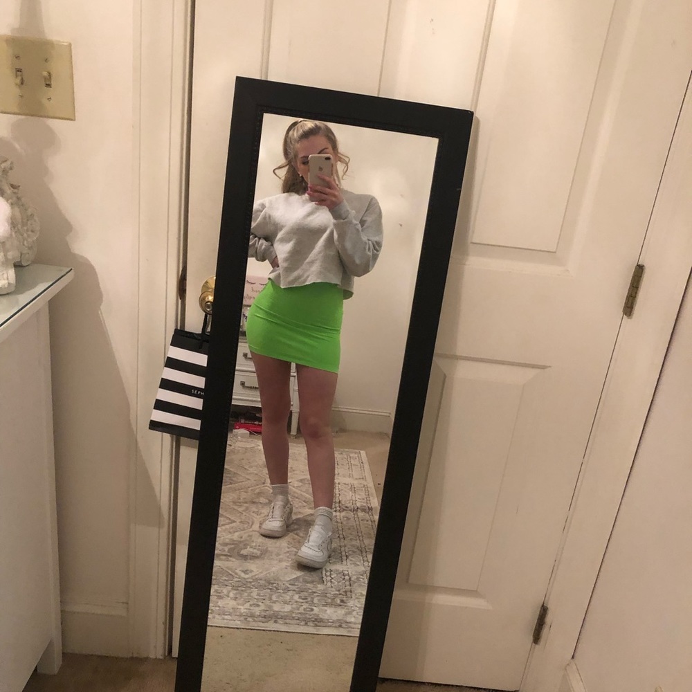 Neon bodycon dress/ top